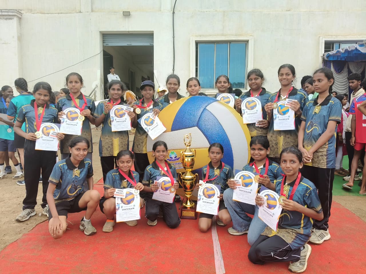 Girls Volleyball Team Crowned Champions 🏆