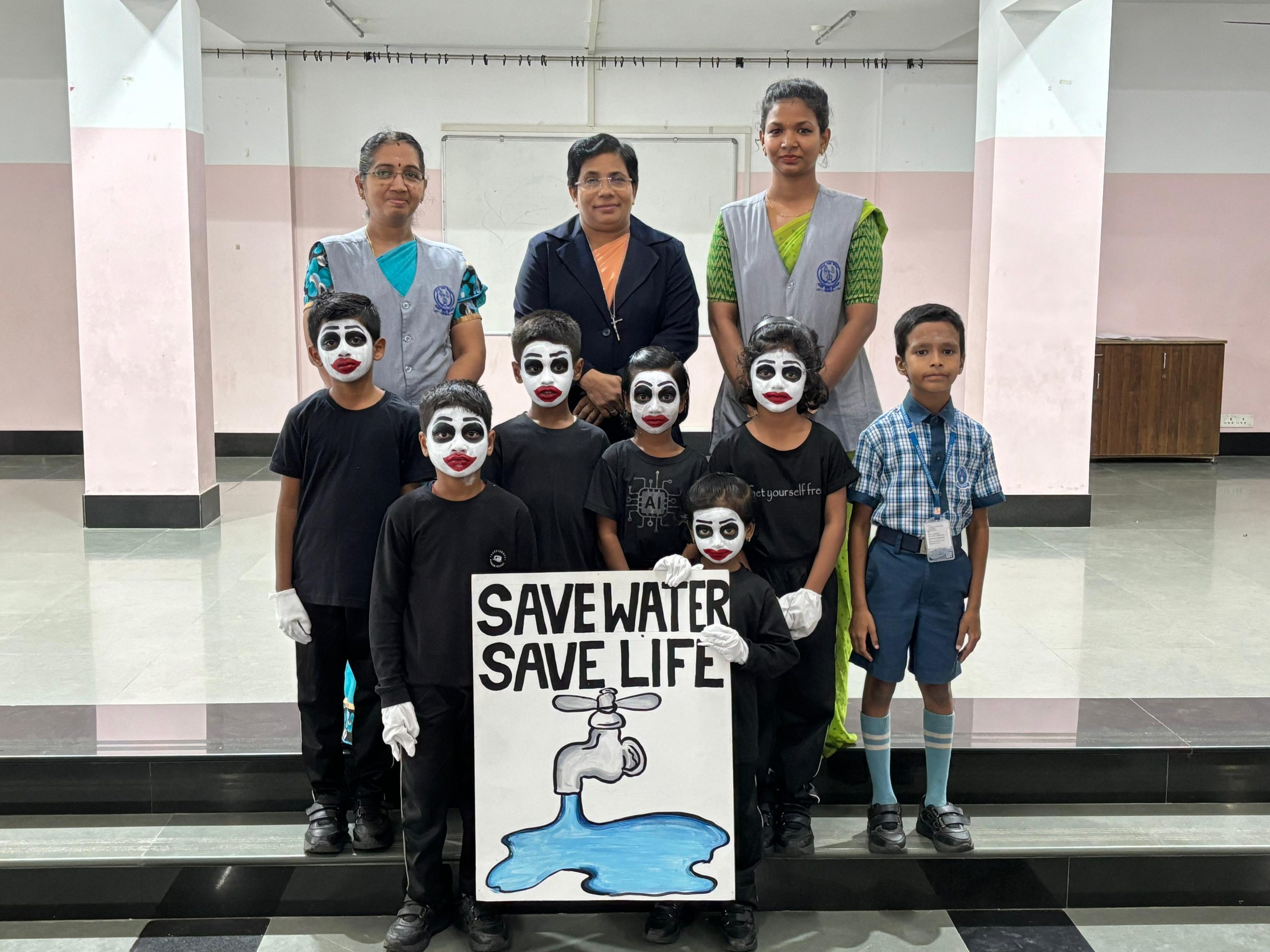 Grade 2 Mime Show: "Save Water, Save Life"